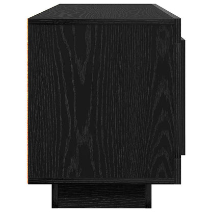 Mobile TV Rovere Nero 102 x 35 x 45 cm Legno multistrato