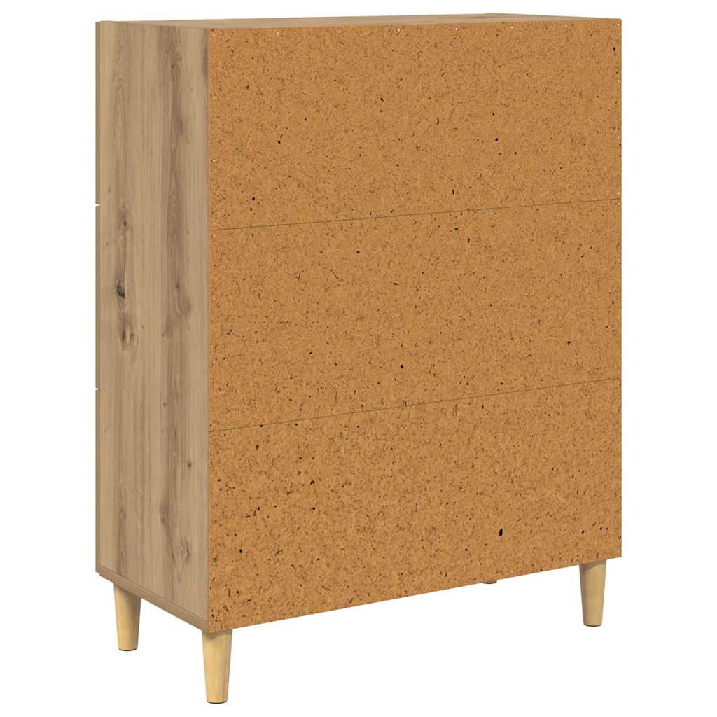 Credenza Rovere artigianale 69,5 x 34 x 90 cm Legno multistrato