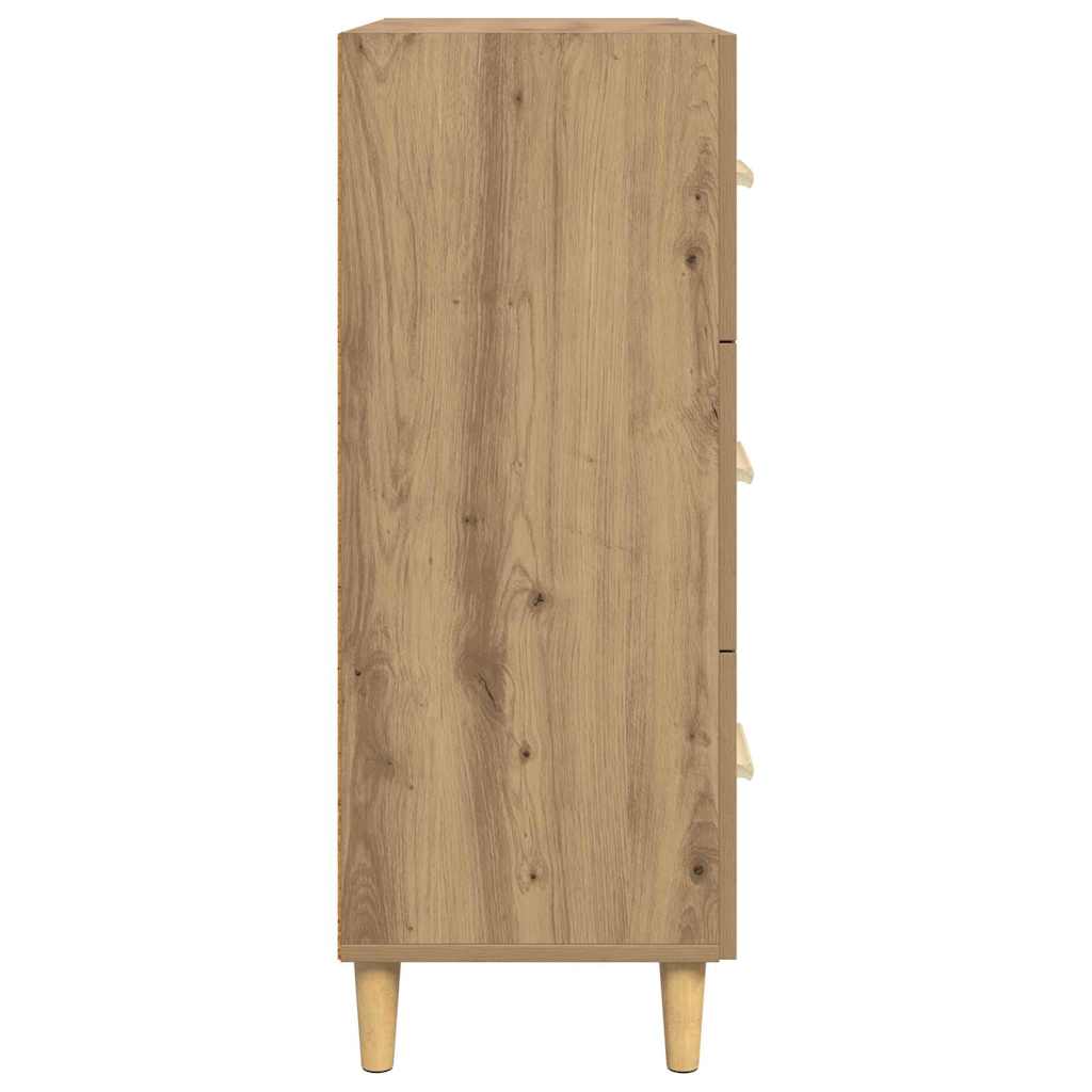 Credenza Rovere artigianale 69,5 x 34 x 90 cm Legno multistrato