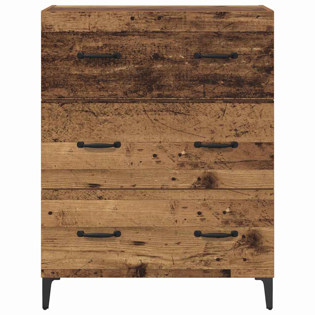 Credenza con cassetto Legno vecchio 69,5 x 34 x 90 cm