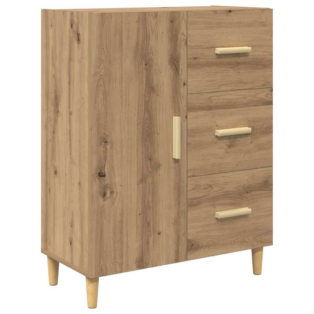 Credenza Rovere artigianale 34 x 69.5 x 90 cm Legno multistrato