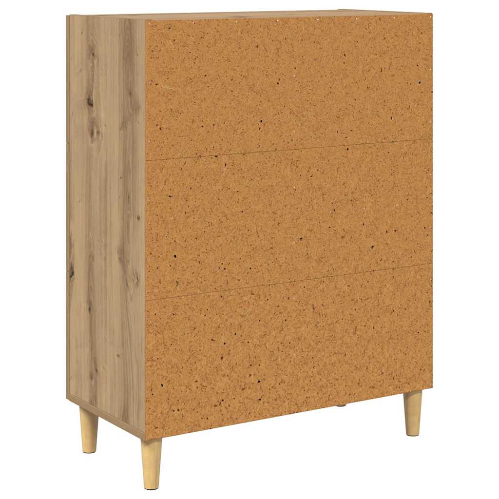 Credenza Rovere artigianale 34 x 69.5 x 90 cm Legno multistrato