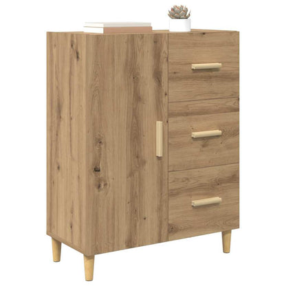 Credenza Rovere artigianale 34 x 69.5 x 90 cm Legno multistrato
