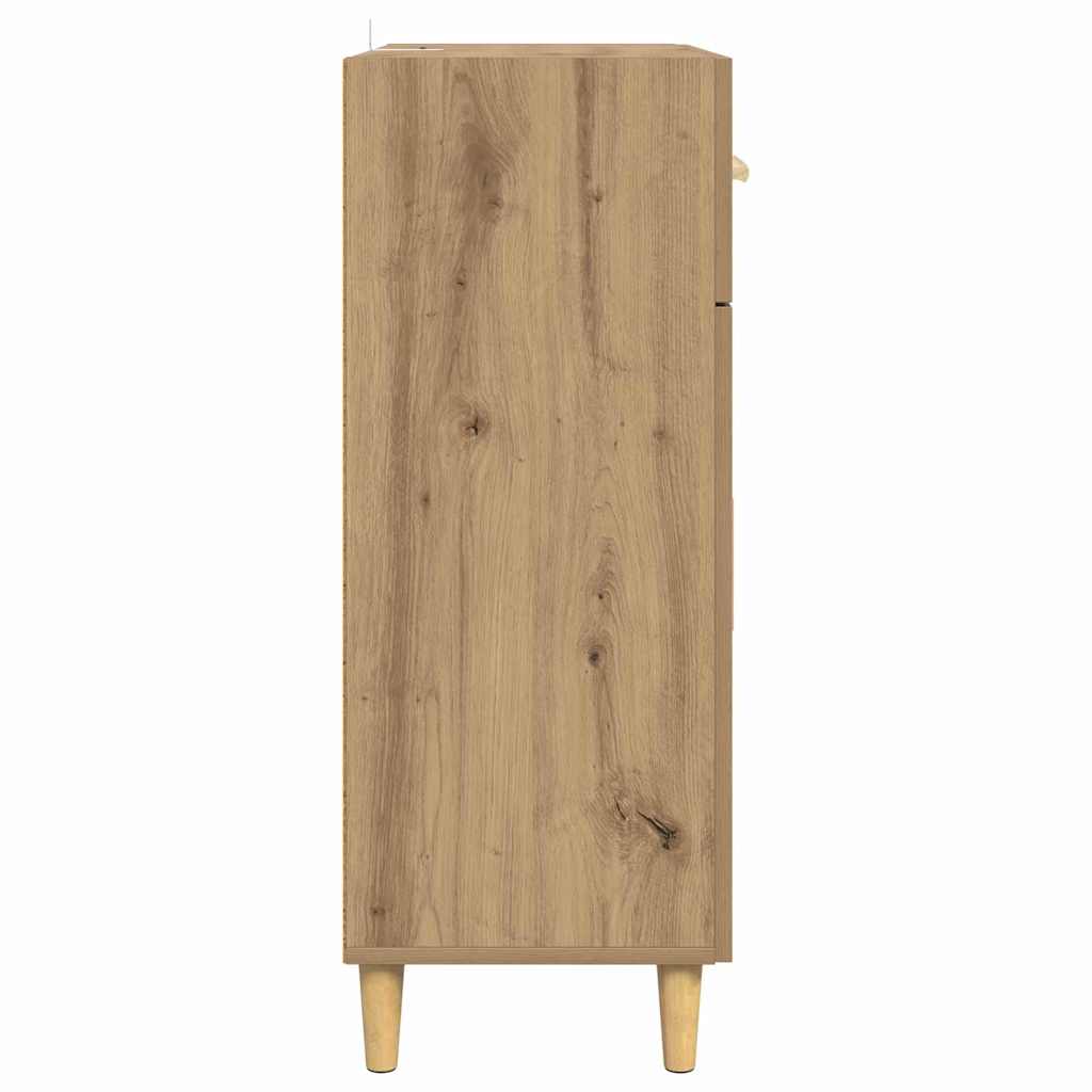 Credenza rovere artigianale 34 x 69.5 x 89 cm Legno multistrato