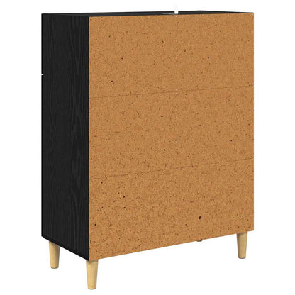Credenza Rovere nero 34 x 69.5 x 89 cm Legno multistrato
