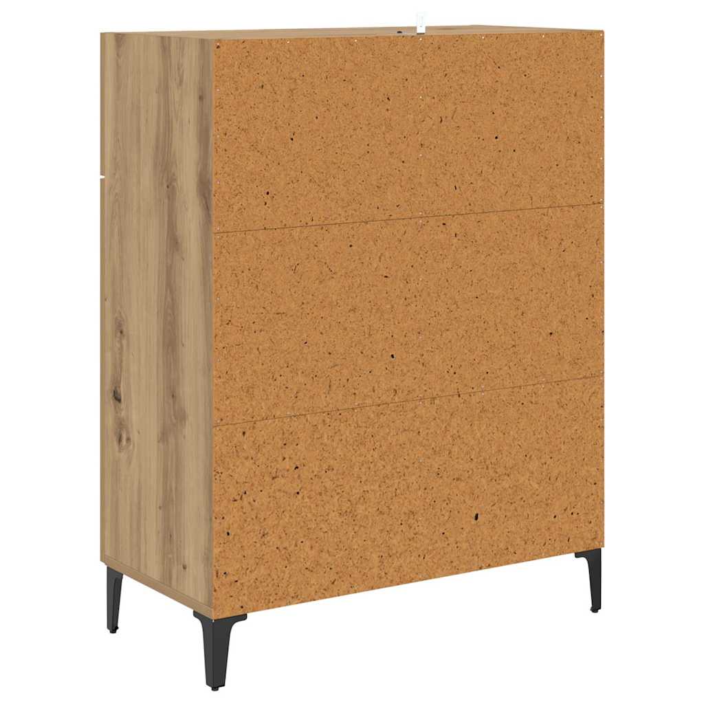 Credenza Rovere artigianale 69,5 x 34 x 90 cm Legno multistrato