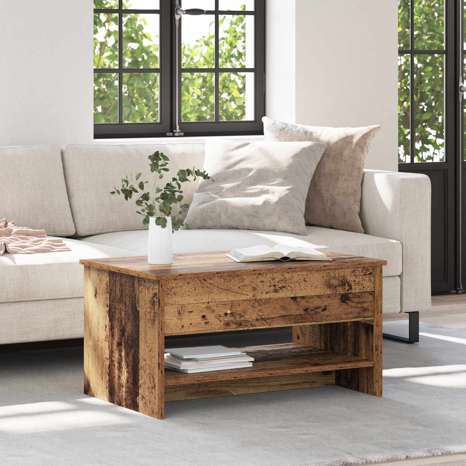 Tavolino da salotto Legno vecchio 80 x 50,5 x 41,5 cm | homemem39