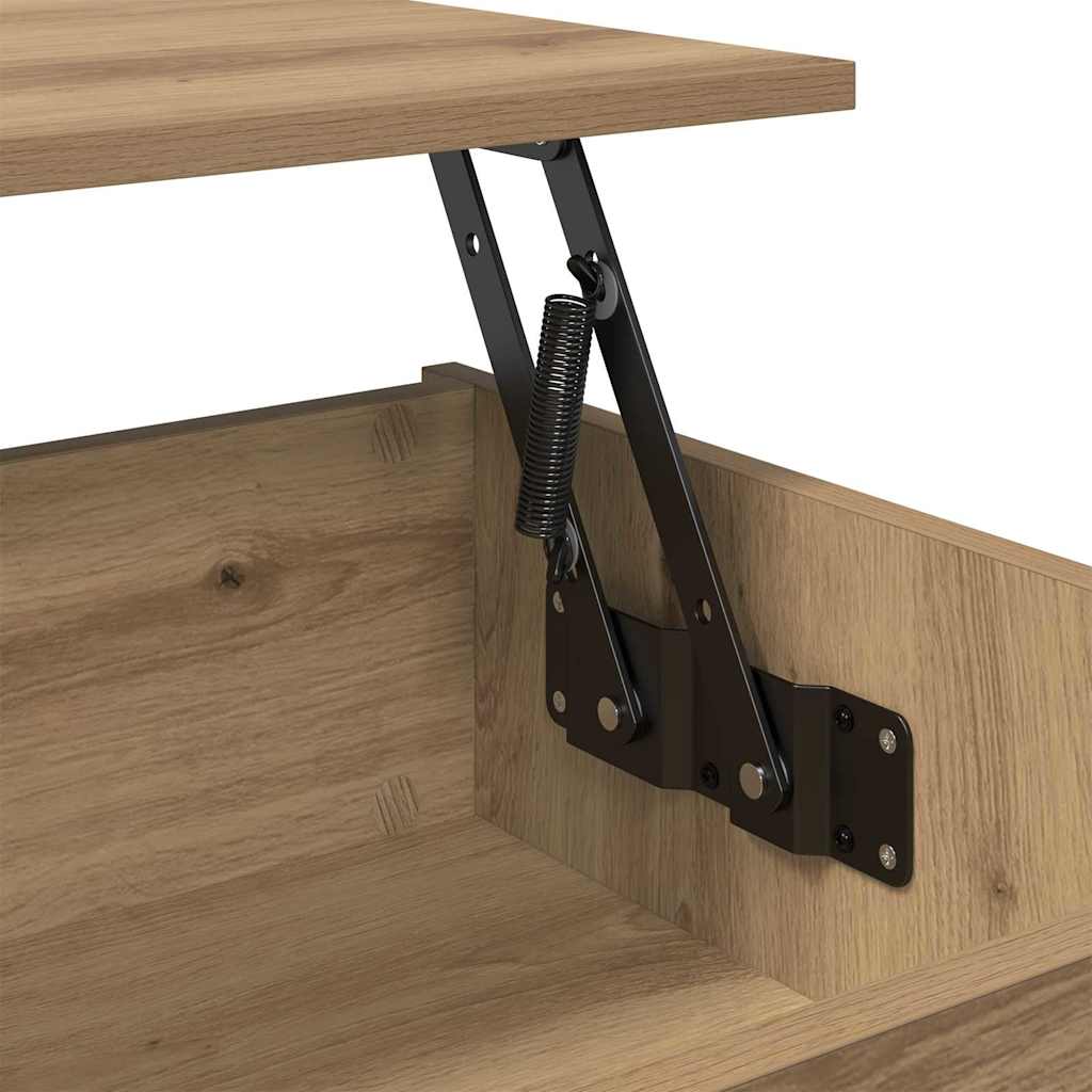 Tavolino da salotto Rovere artigianale 80 x 50,5 x 41,5 cm