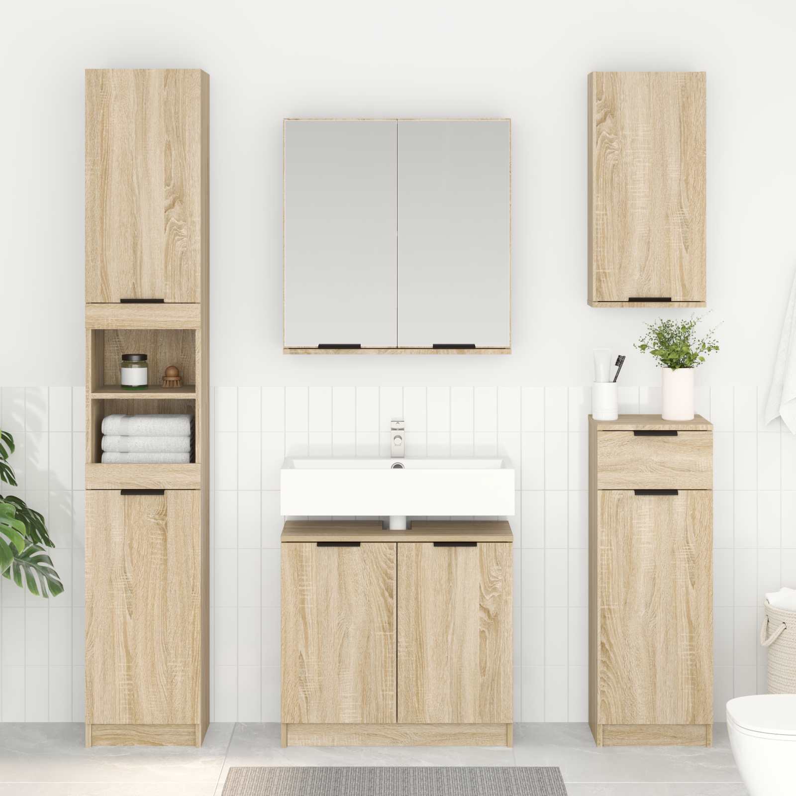 Mobile da Bagno Rovere Sonoma 64,5 x 33,5 x 59 cm | homemem39
