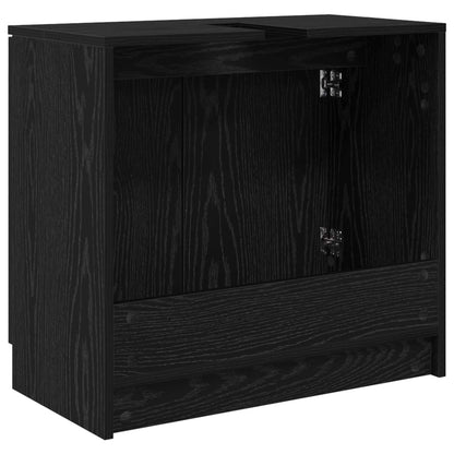Mobile da Bagno Rovere Nero 64,5 x 33,5 x 59 cm | homemem39