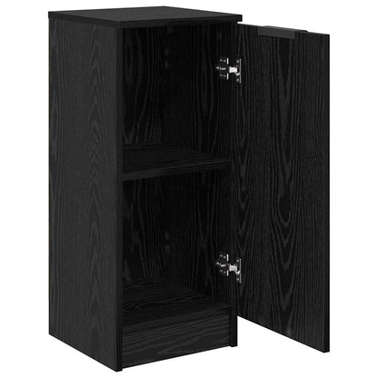 Credenza Rovere Nero 30 x 30 x 70 cm Legno multistrato