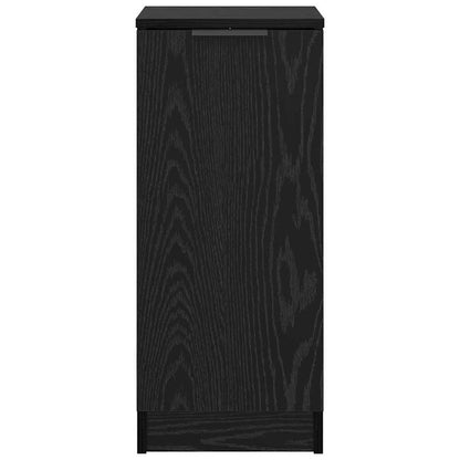 Credenza Rovere Nero 30 x 30 x 70 cm Legno multistrato