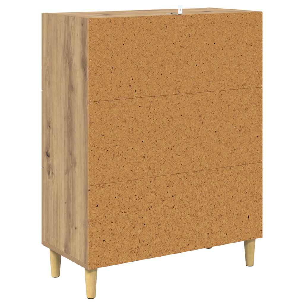 Credenza Rovere artigianale 69,5 x 34 x 90 cm Legno multistrato