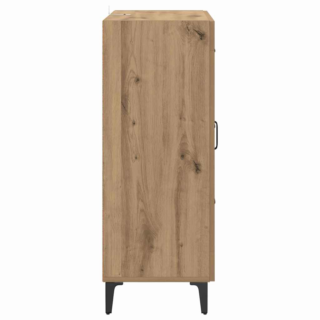 Credenza con cassetto Rovere artigianale 69,5 x 34 x 90 cm