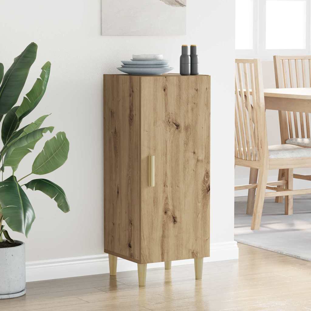 Credenza Rovere artigianale 34,5 x 34 x 90 cm Legno multistrato