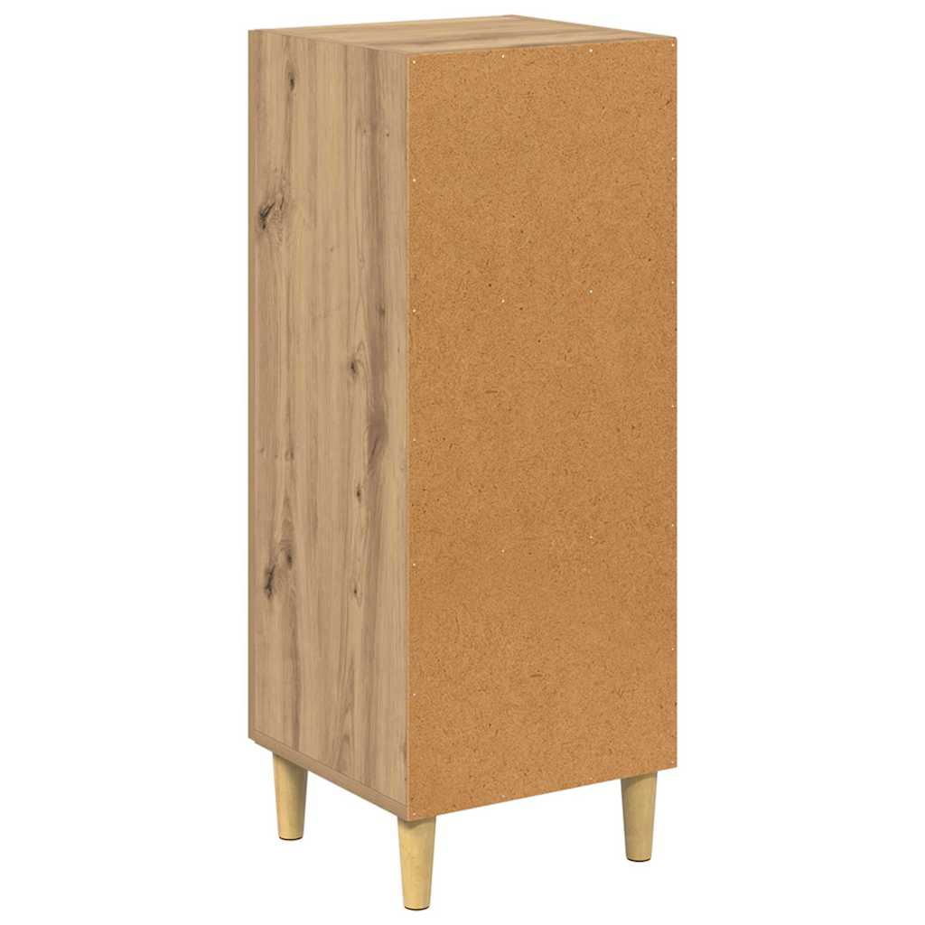 Credenza Rovere artigianale 34,5 x 34 x 90 cm Legno multistrato