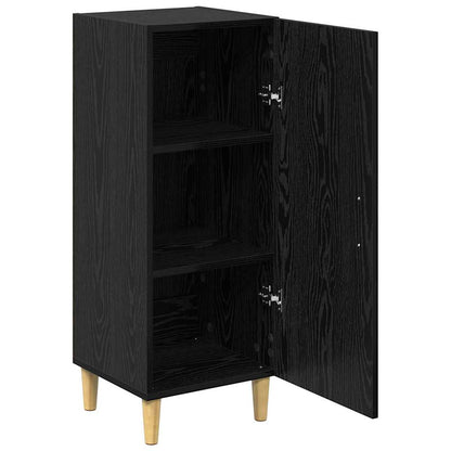 Credenza Rovere Nero 34,5 x 34 x 90 cm Legno multistrato