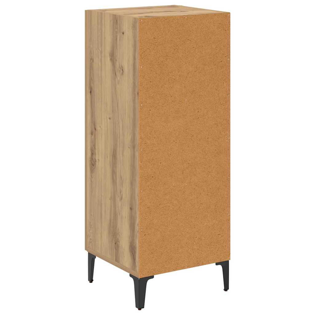Credenza Rovere artigianale 34,5 x 34 x 90 cm Legno multistrato