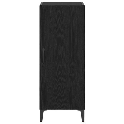 Credenza Rovere Nero 34,5 x 34 x 90 cm Legno multistrato
