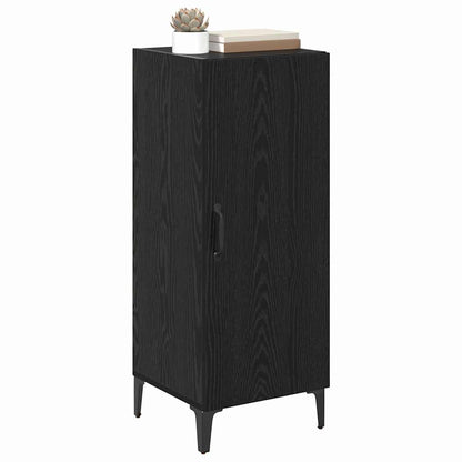 Credenza Rovere Nero 34,5 x 34 x 90 cm Legno multistrato
