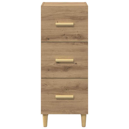 Credenza rovere artigianale 34.5 x 34 x 90 cm Legno multistrato