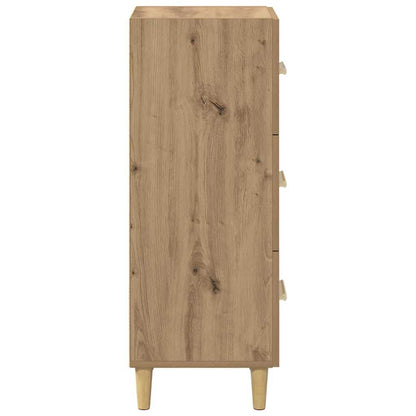 Credenza rovere artigianale 34.5 x 34 x 90 cm Legno multistrato