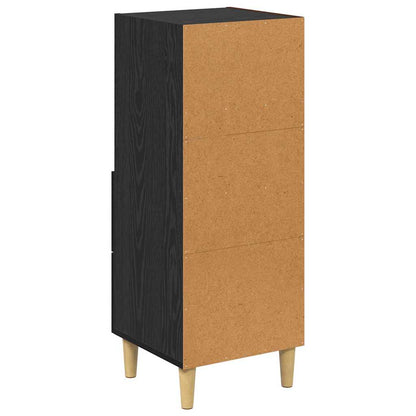 Credenza Rovere nero 34 x 34,5 x 90 cm Legno multistrato