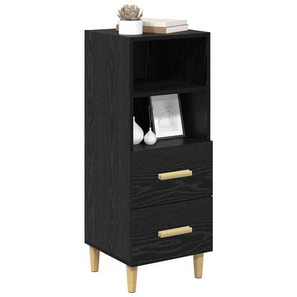 Credenza Rovere nero 34 x 34,5 x 90 cm Legno multistrato