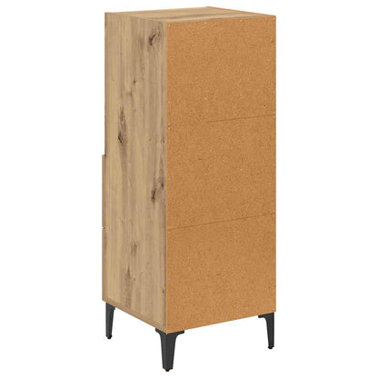 Credenza rovere artigianale 34 x 34.5 x 90 cm Legno multistrato