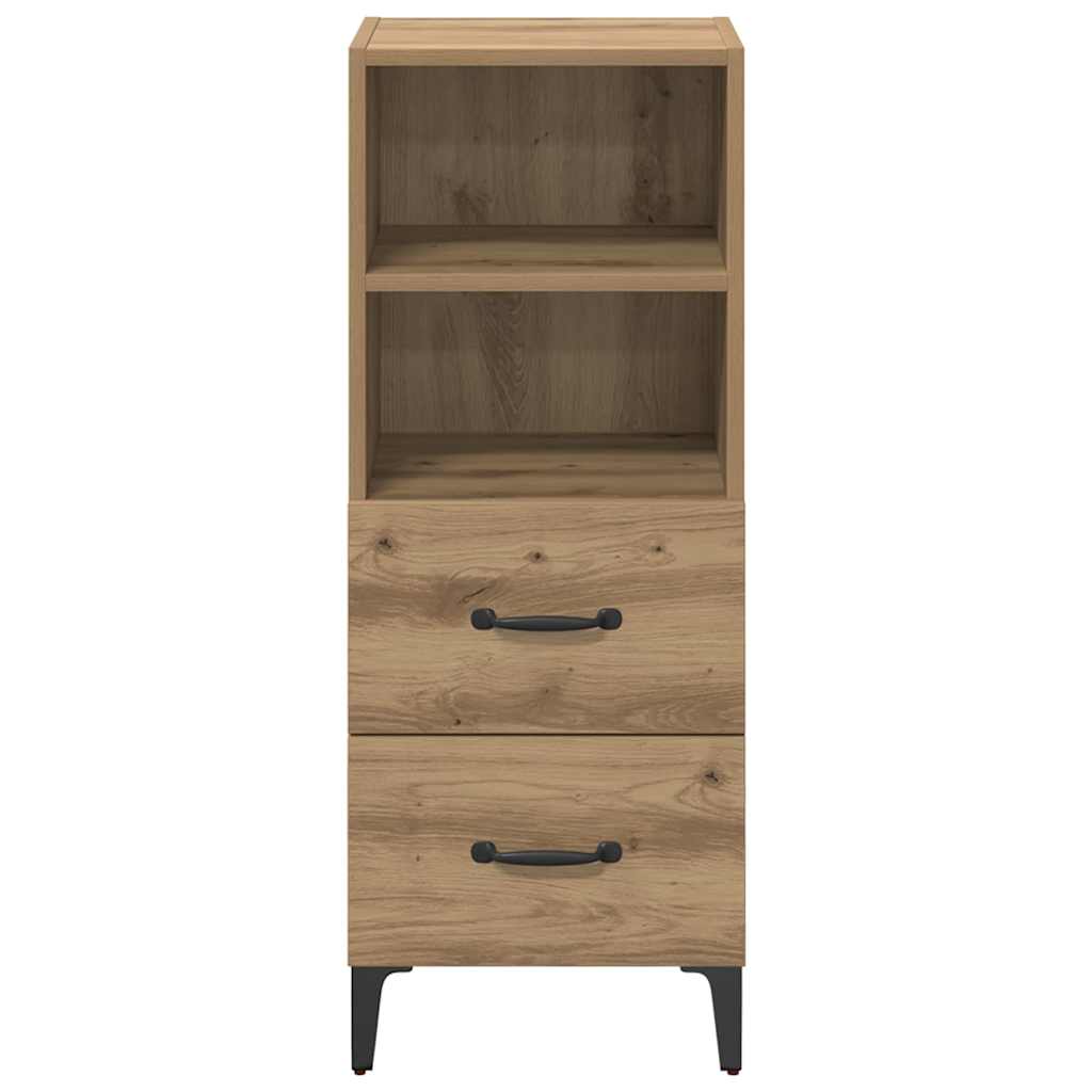 Credenza rovere artigianale 34 x 34.5 x 90 cm Legno multistrato