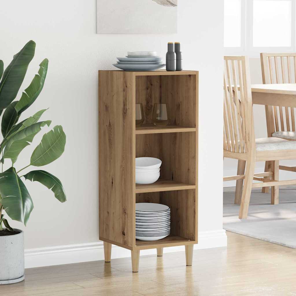 Credenza Rovere artigianale 34,5 x 32,5 x 90 cm