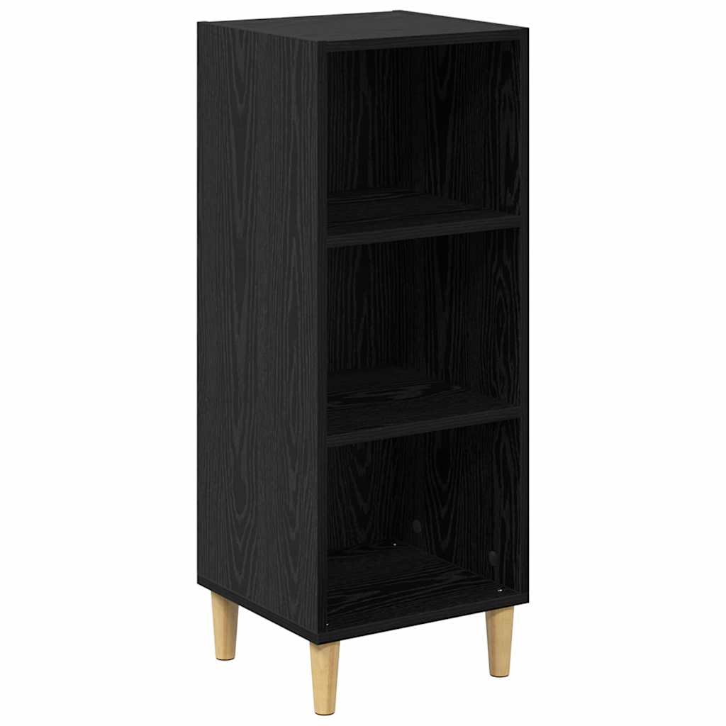 Credenza Rovere Nero 34,5 x 32,5 x 90 cm Legno multistrato