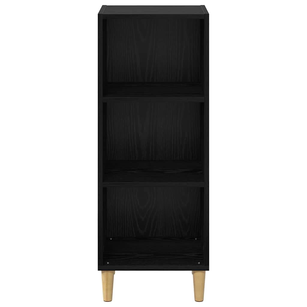 Credenza Rovere Nero 34,5 x 32,5 x 90 cm Legno multistrato