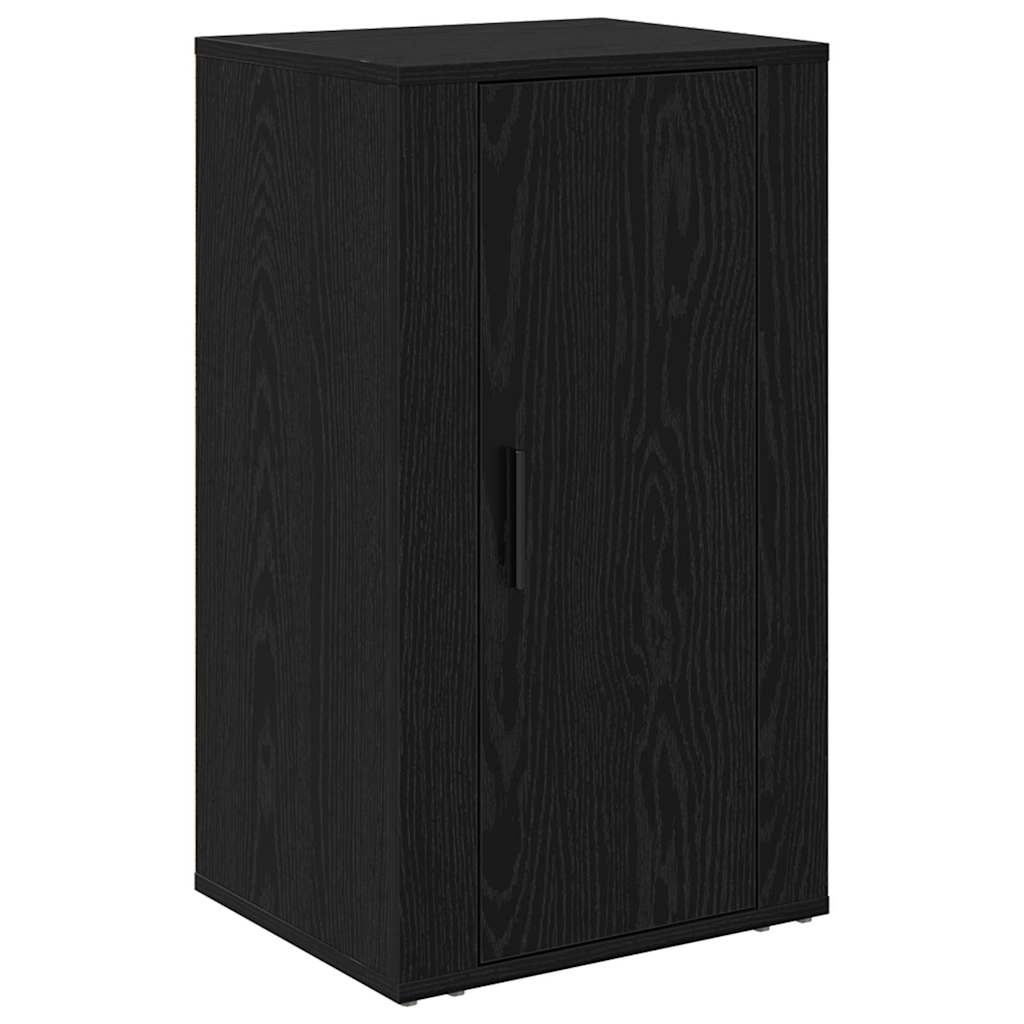 Credenza Rovere Nero 40 x 33 x 70 cm Legno multistrato