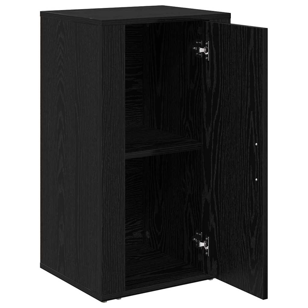Credenza Rovere Nero 40 x 33 x 70 cm Legno multistrato
