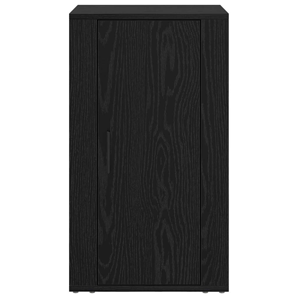 Credenza Rovere Nero 40 x 33 x 70 cm Legno multistrato