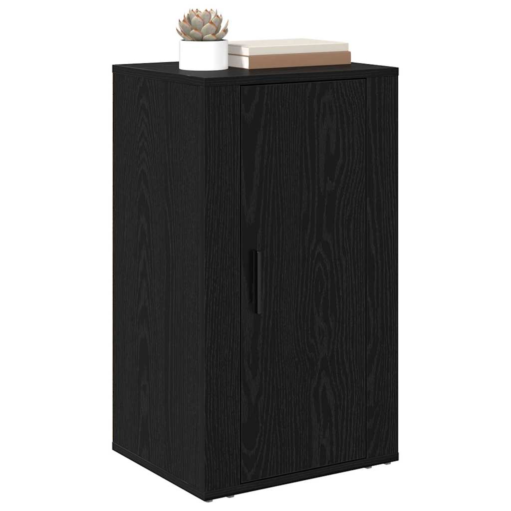 Credenza Rovere Nero 40 x 33 x 70 cm Legno multistrato