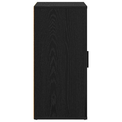 Credenza Rovere Nero 40 x 33 x 70 cm Legno multistrato