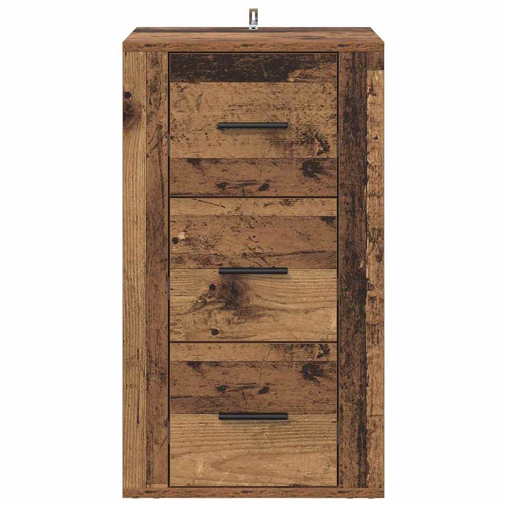 Credenza Legno vecchio 40 x 33 x 70 cm Legno multistrato