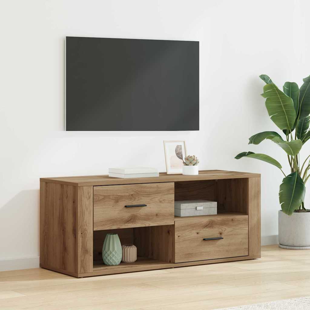 Mobile TV Rovere artigianale 100 x 35 x 40 cm Legno multistrato