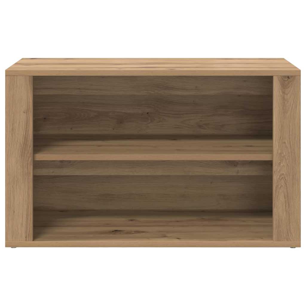 Scarpiera rovere artigianale 75 x 35 x 45 cm Legno multistrato