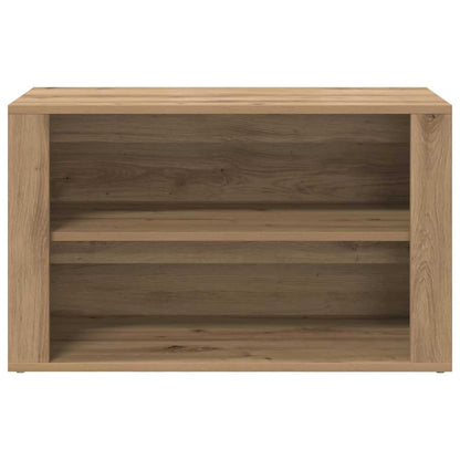 Scarpiera rovere artigianale 75 x 35 x 45 cm Legno multistrato