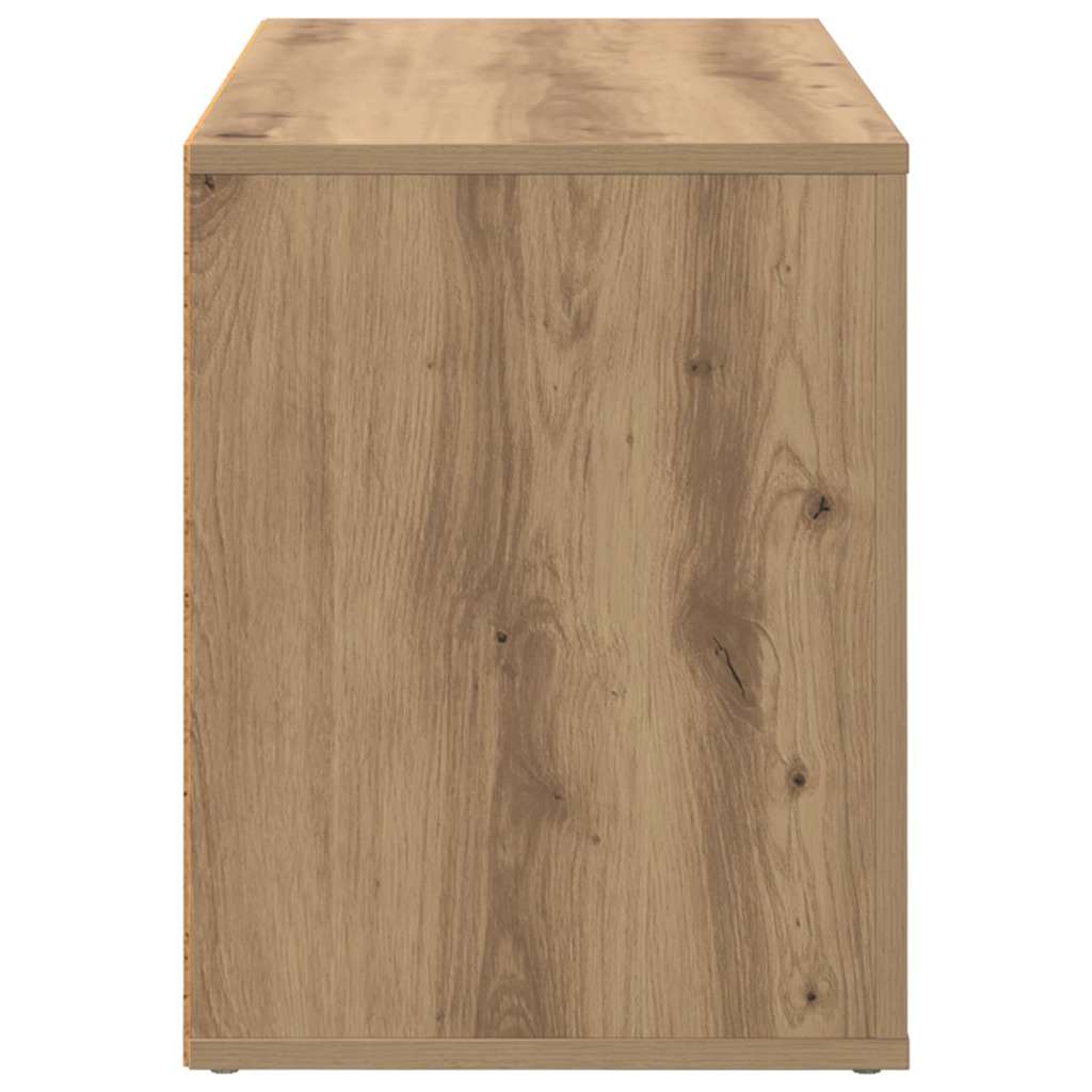 Scarpiera rovere artigianale 75 x 35 x 45 cm Legno multistrato