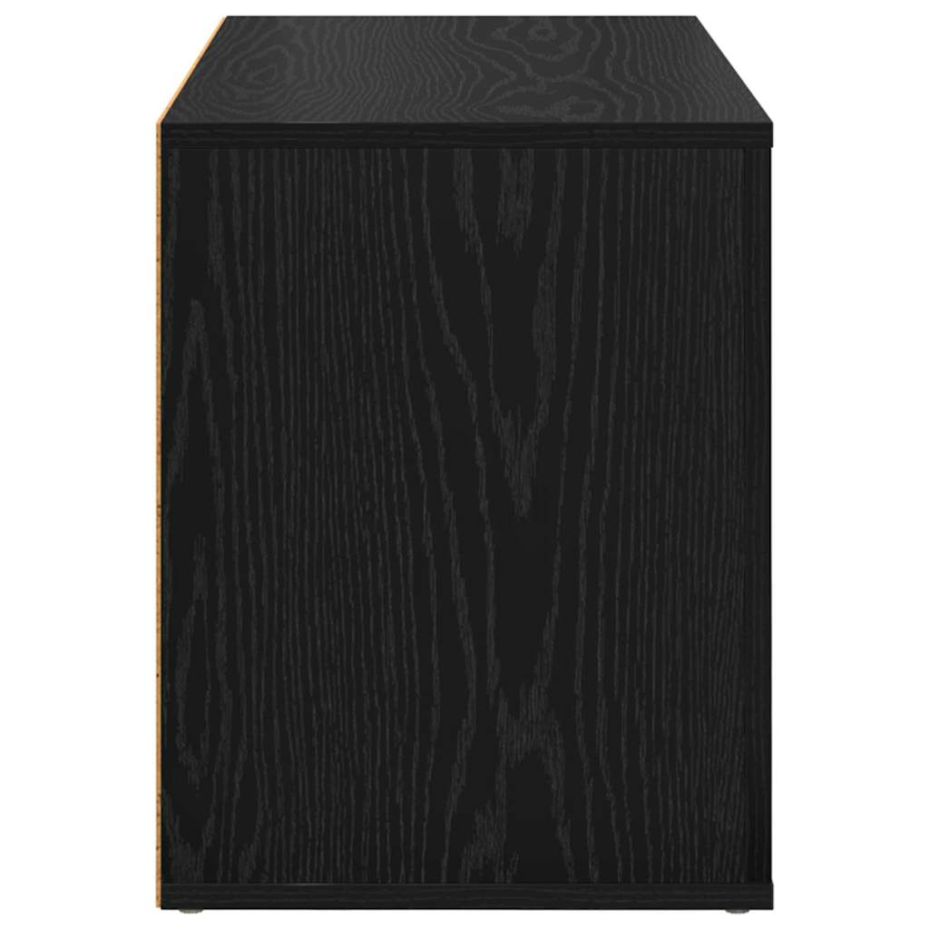 Scarpiera Rovere nero 75 x 35 x 45 cm Legno multistrato