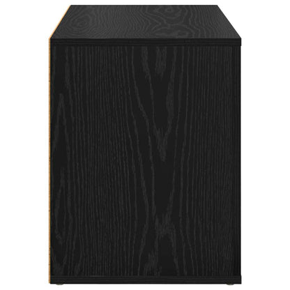 Scarpiera Rovere nero 75 x 35 x 45 cm Legno multistrato