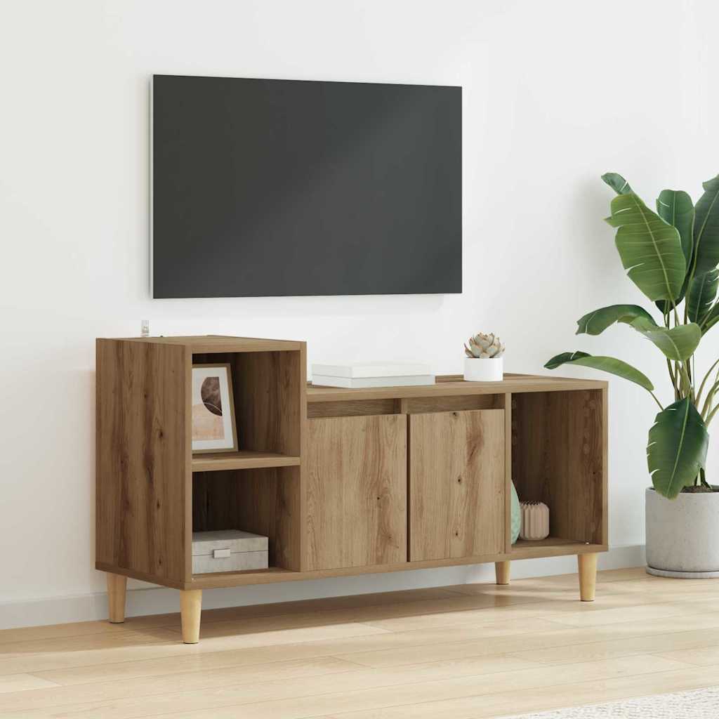 Mobile TV Rovere artigianale 100 x 35 x 55 cm Legno multistrato