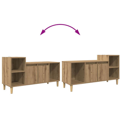 Mobile TV Rovere artigianale 100 x 35 x 55 cm Legno multistrato