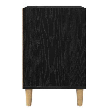 Mobile TV Rovere Nero 100 x 35 x 55 cm Legno multistrato