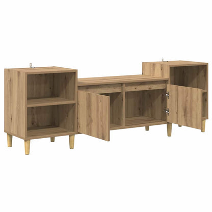 Mobile TV Rovere artigianale 160 x 35 x 55 cm Legno multistrato