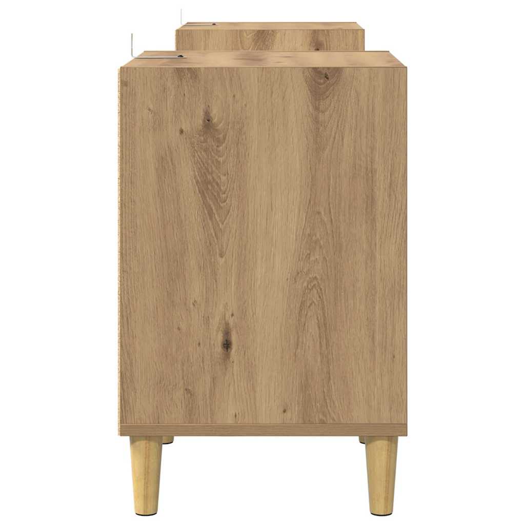 Mobile TV Rovere artigianale 160 x 35 x 55 cm Legno multistrato